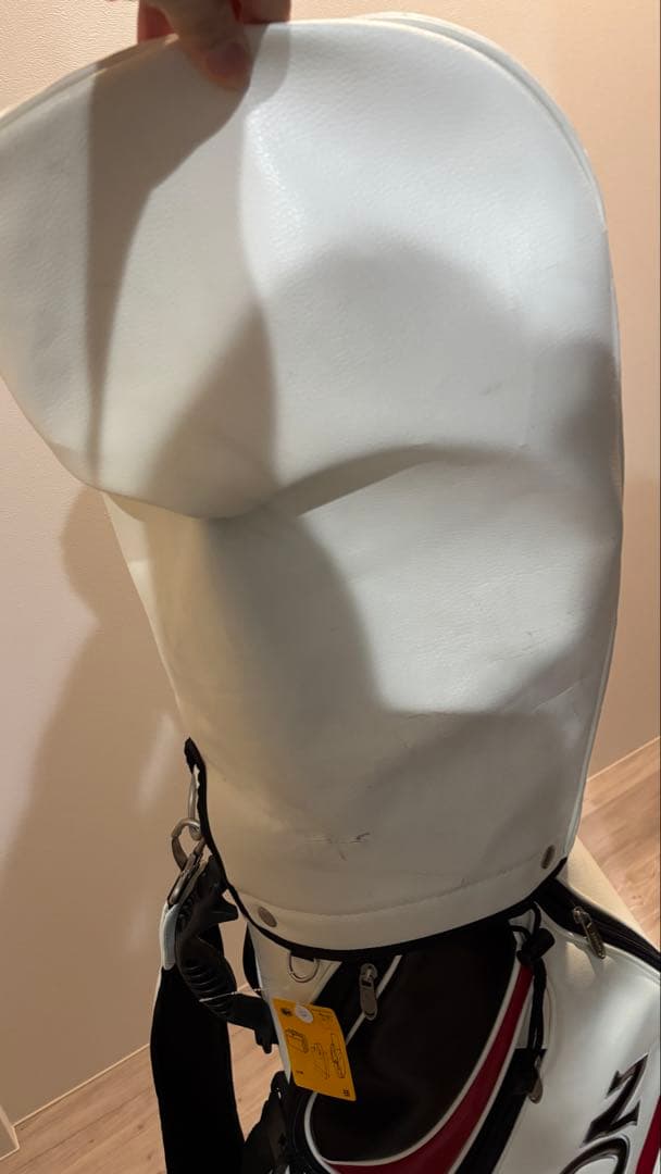 Srixon キャディバッグ ホワイト/ブラック/レッド