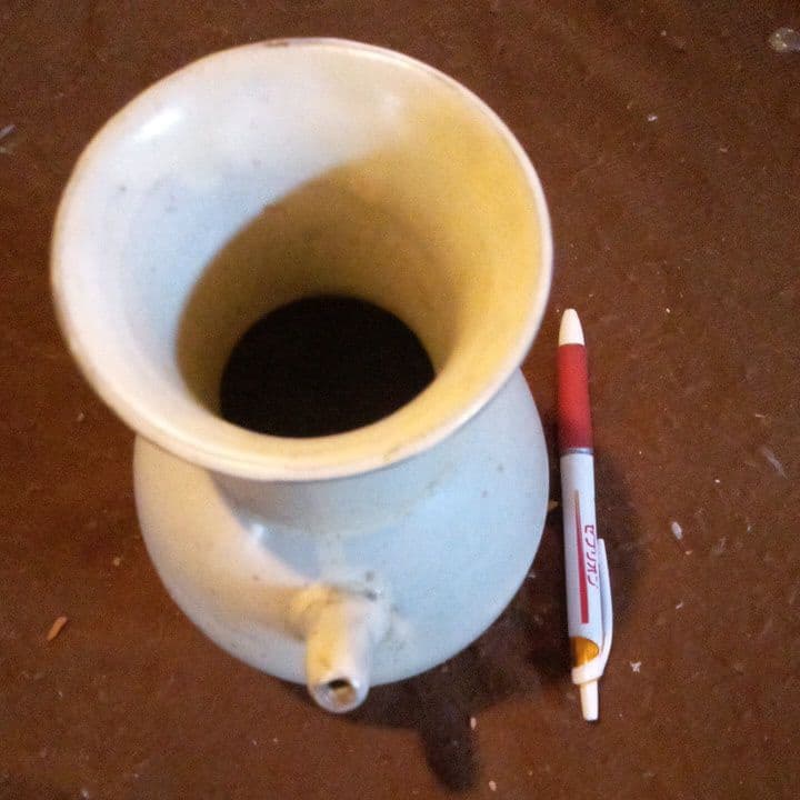 中国陶磁器　磁州窯　白磁水注