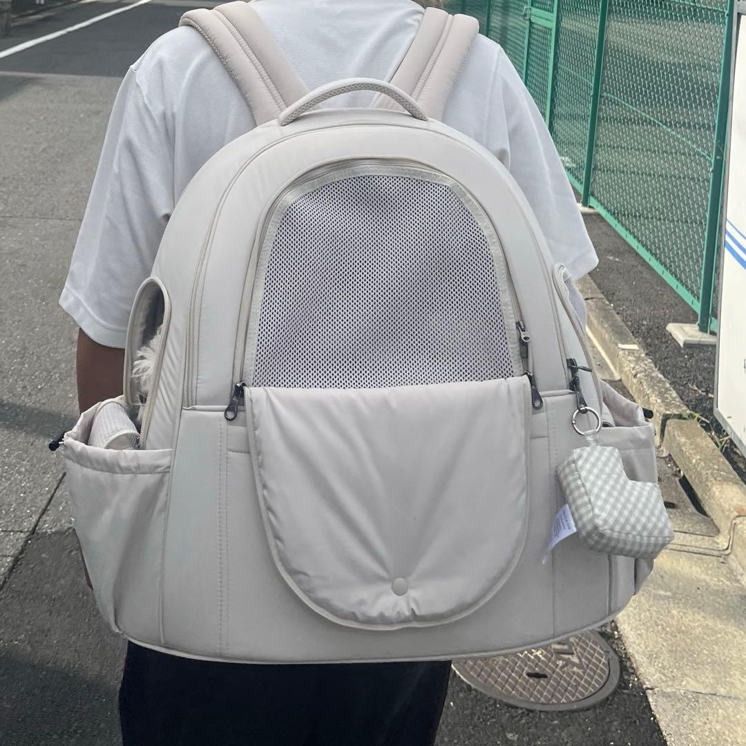 SSOOOK 両窓フロントバッグ SO-CA413 XL ベージュ