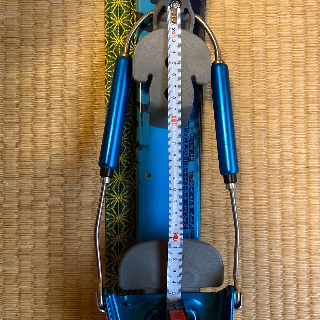 テレマーク3PIN スキー ビンディング 青