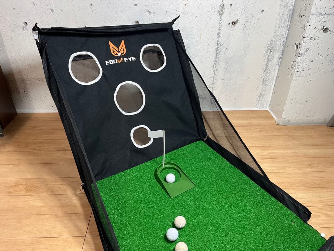EGOOIEYE パター練習 マット アプローチ練習 ゴルフ練習器具セット
