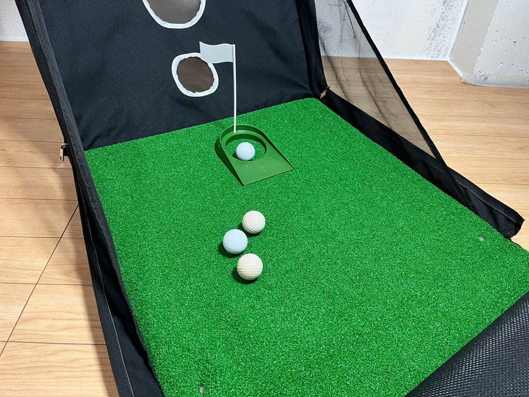 EGOOIEYE パター練習 マット アプローチ練習 ゴルフ練習器具セット