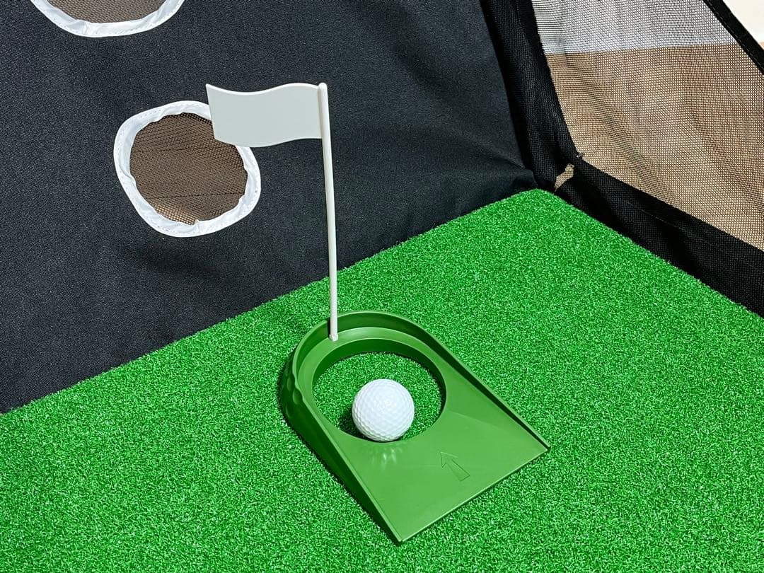 EGOOIEYE パター練習 マット アプローチ練習 ゴルフ練習器具セット