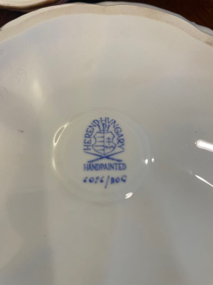 【大幅値下げしました】ヘレンド アポニー オレンジ ボンボン入れ