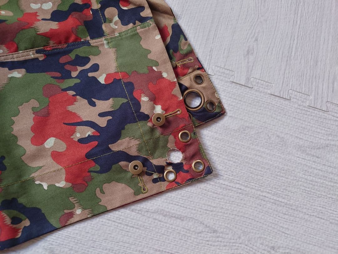 スイス軍　アルペンカモ4枚セット　軍幕