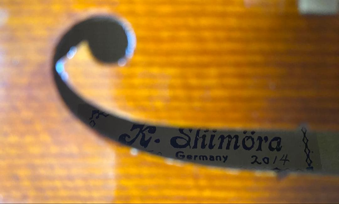ドイツ製 バイオリン 4/4 K shimora 美品 弓・ハードケース付