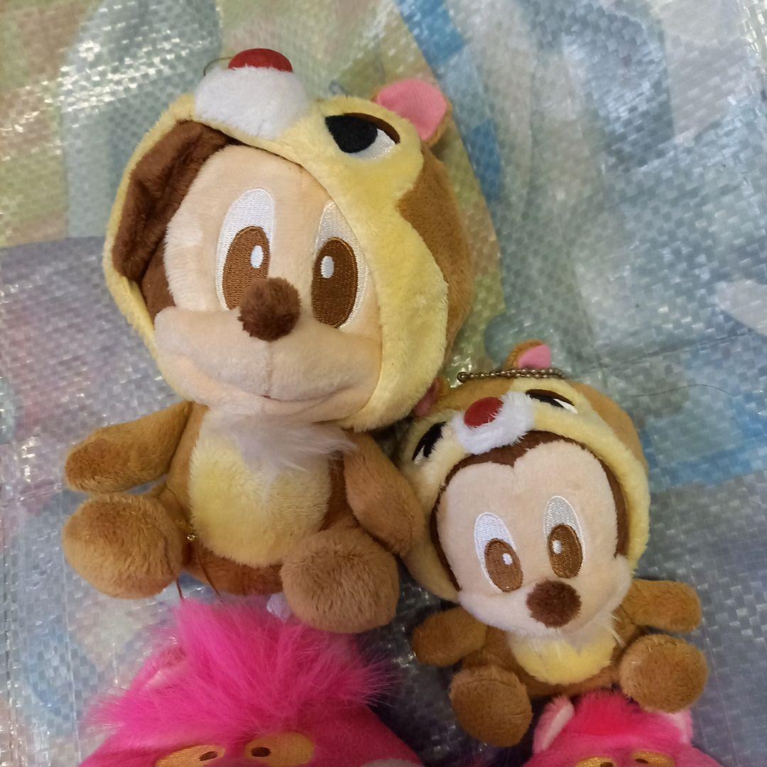 ★Disney ★コラボ★チップ✖️ミッキー&チシャ猫✖️ミニーぬいぐるみセット