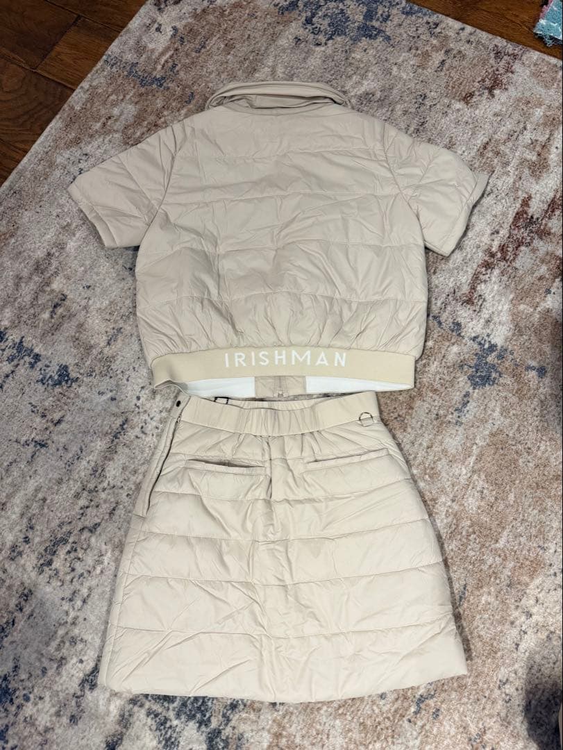 IRISHMAN 半袖中綿ダウンジャケット中綿スカート セットアップゴルフウェア