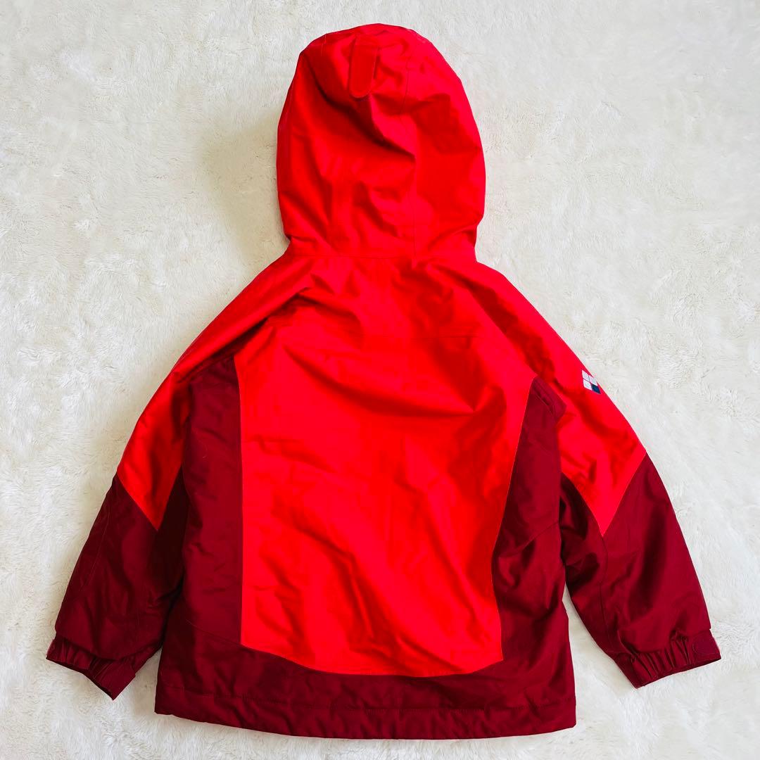 【美品✨】モンベル　mont-bell スキーウェア上下セット120 110 赤