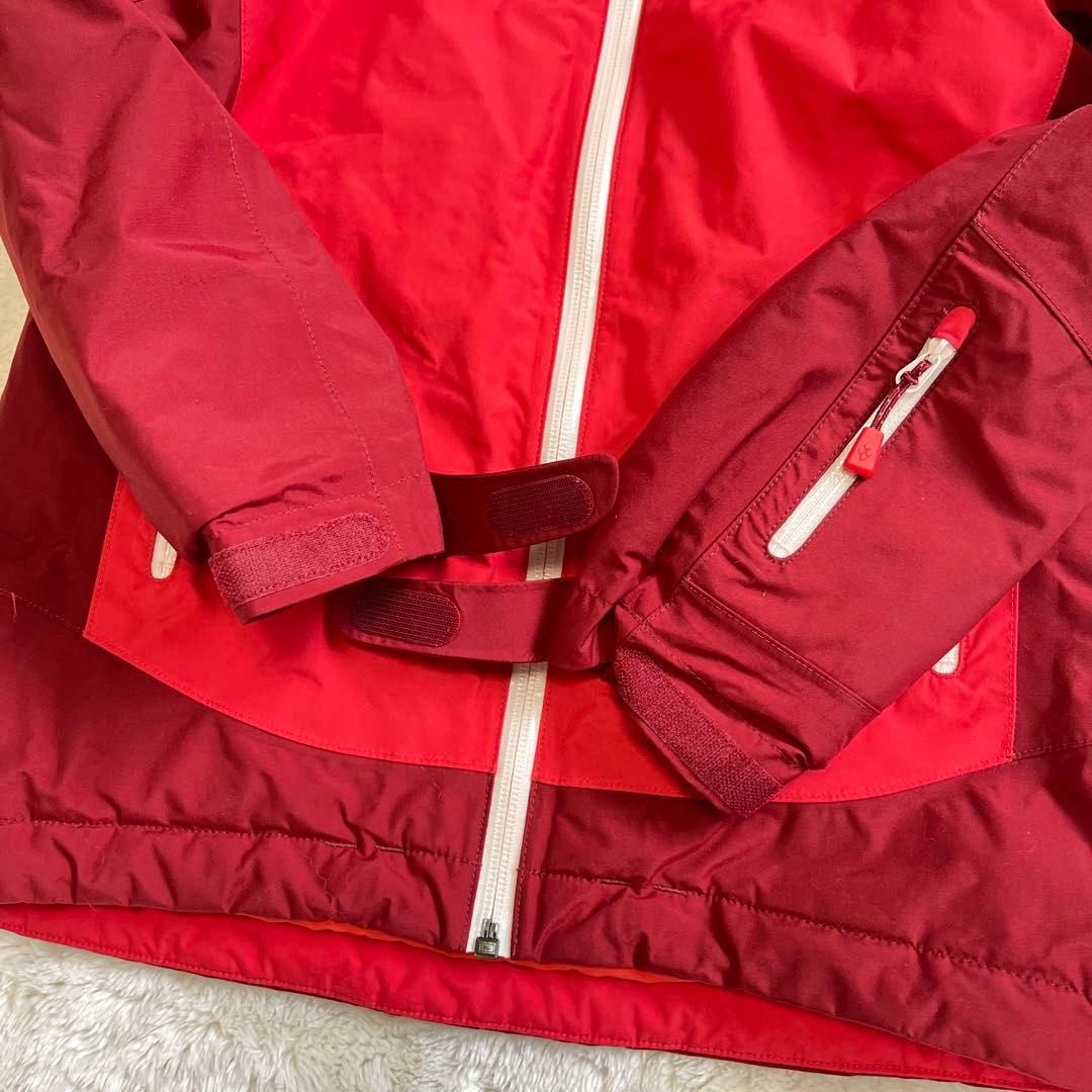 【美品✨】モンベル　mont-bell スキーウェア上下セット120 110 赤