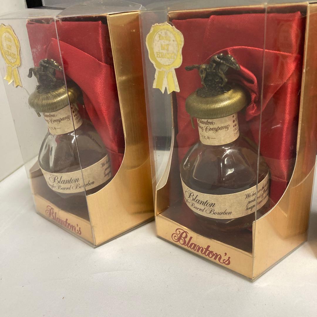 【ミニチュアボトル】Blanton’s（ブラントン） ※液面低下 3本