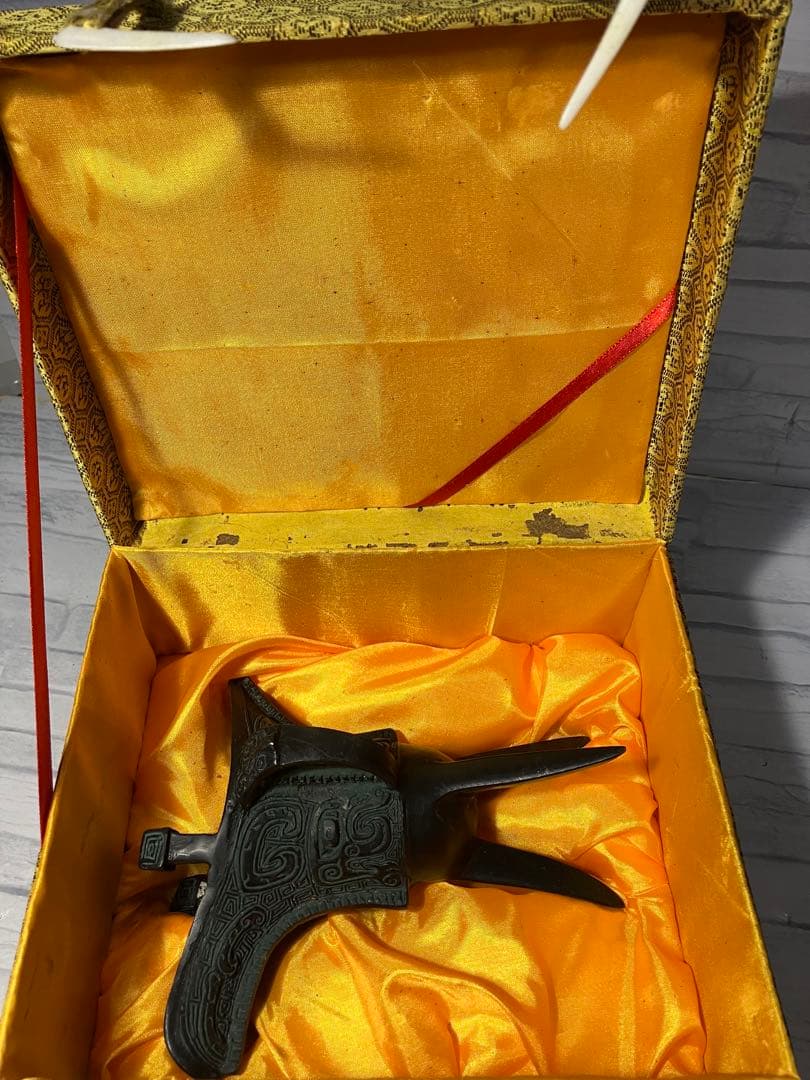 A3936 中国青銅器　爵　淳化爵　レプリカ