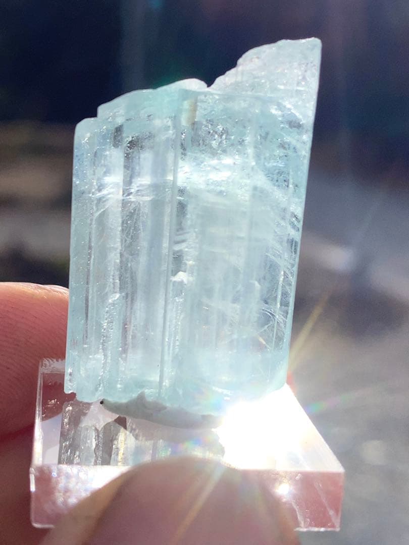 アクアマリン 原石 天然石 パキスタン産 結晶 透明 インテリア ジュエリー 3