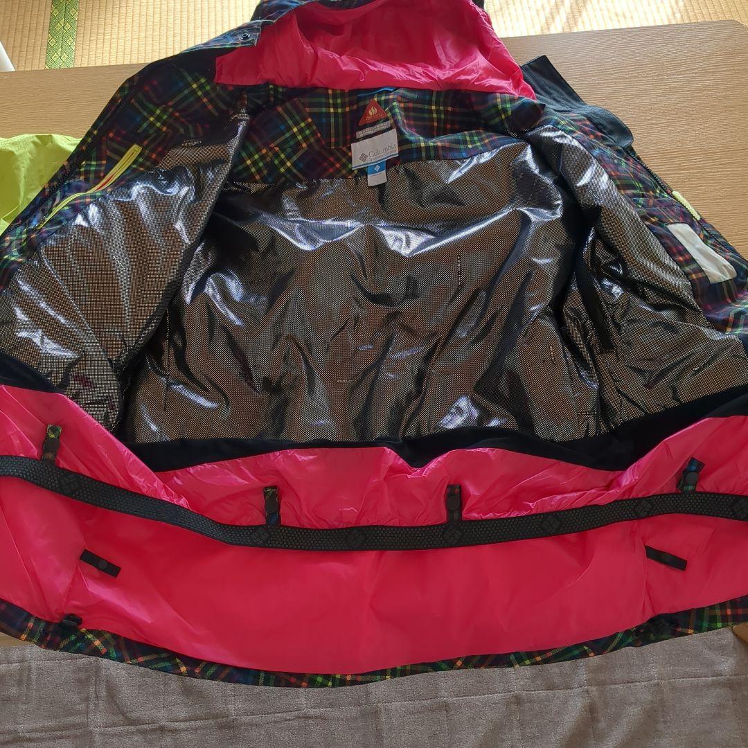 Columbia OMNI-TECH 防水ジャケット Lサイズ チェック柄