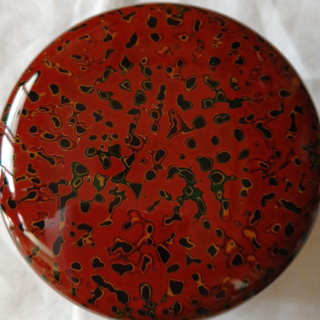 津軽塗 赤と黒の模様入り弁当重箱セット バラ売りも可