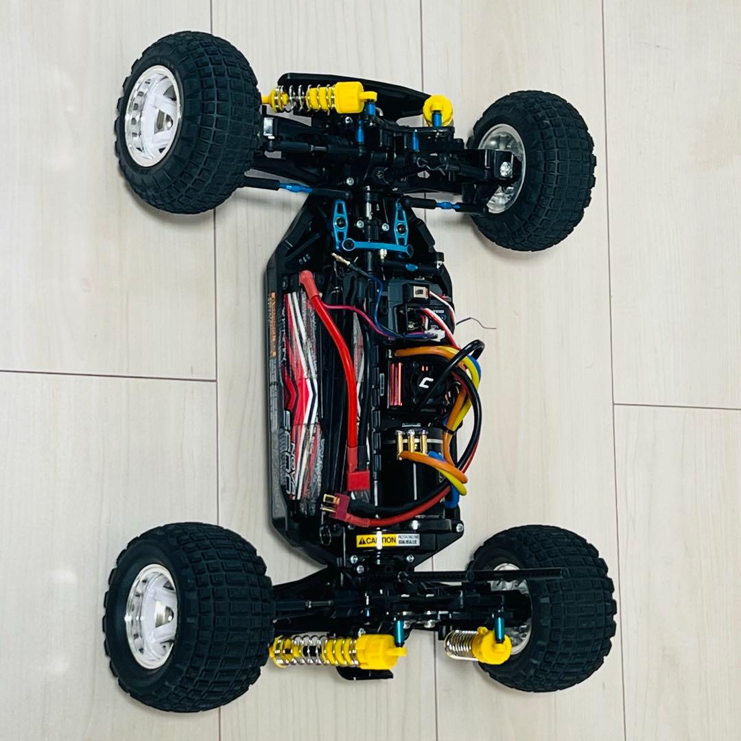 ラジコン　くまモンバギー4WD TT02B メカレス車体ボディー　540モーター