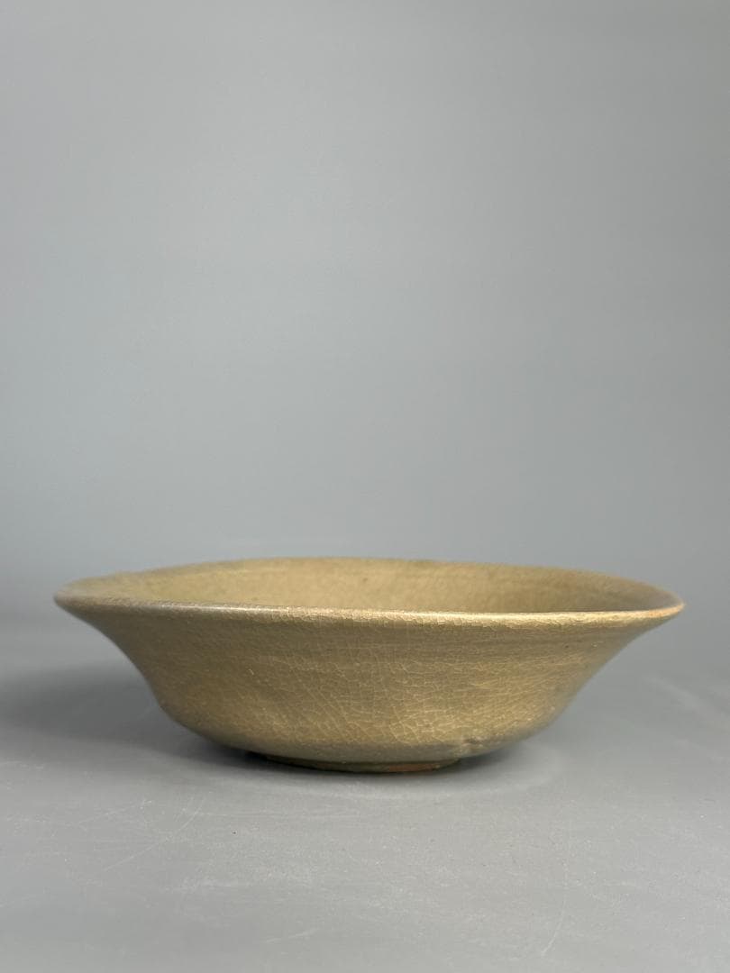 韓国美術　高麗青磁 　盤　皿　貫入　伝来品　古物古作　時代　朝鮮半島　李朝　宋