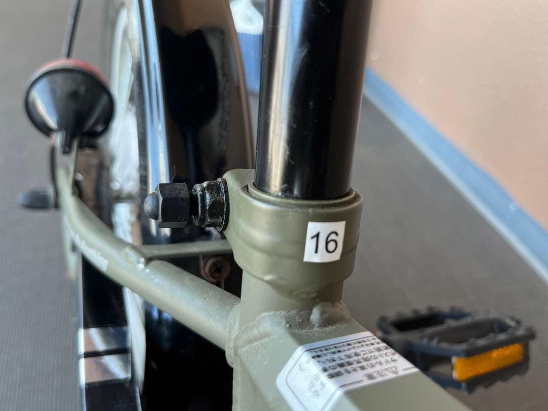 Jeep 自転車16インチ　カーキ　子供　滋賀　引渡し