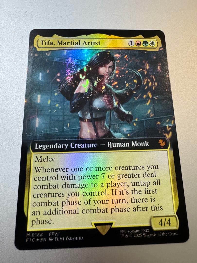 Gift Bundle排出 MTG 格闘家、ティファ 英語 拡張Foil