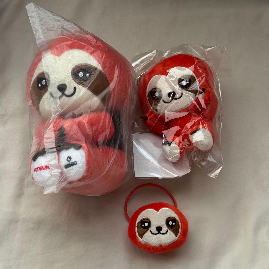 増子敦貴 なまけもの　ぬいぐるみ　キーホルダー