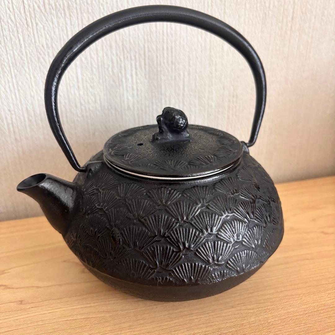 扇模様　南部鉄器　南部盛栄堂　新品未使用