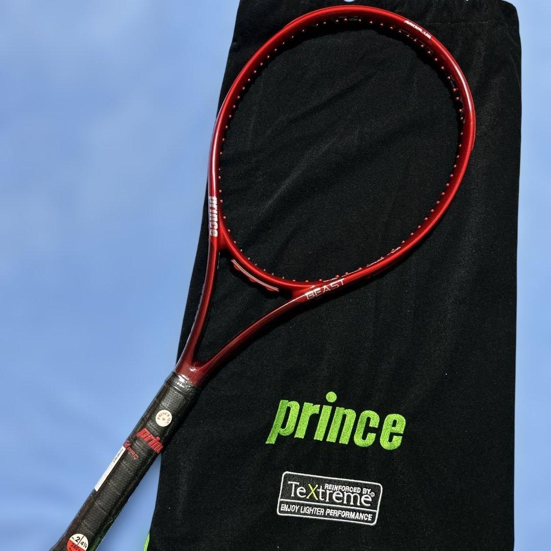 プリンステニスラケットビーストBEAST 280g ケース付きG2 新品未使用