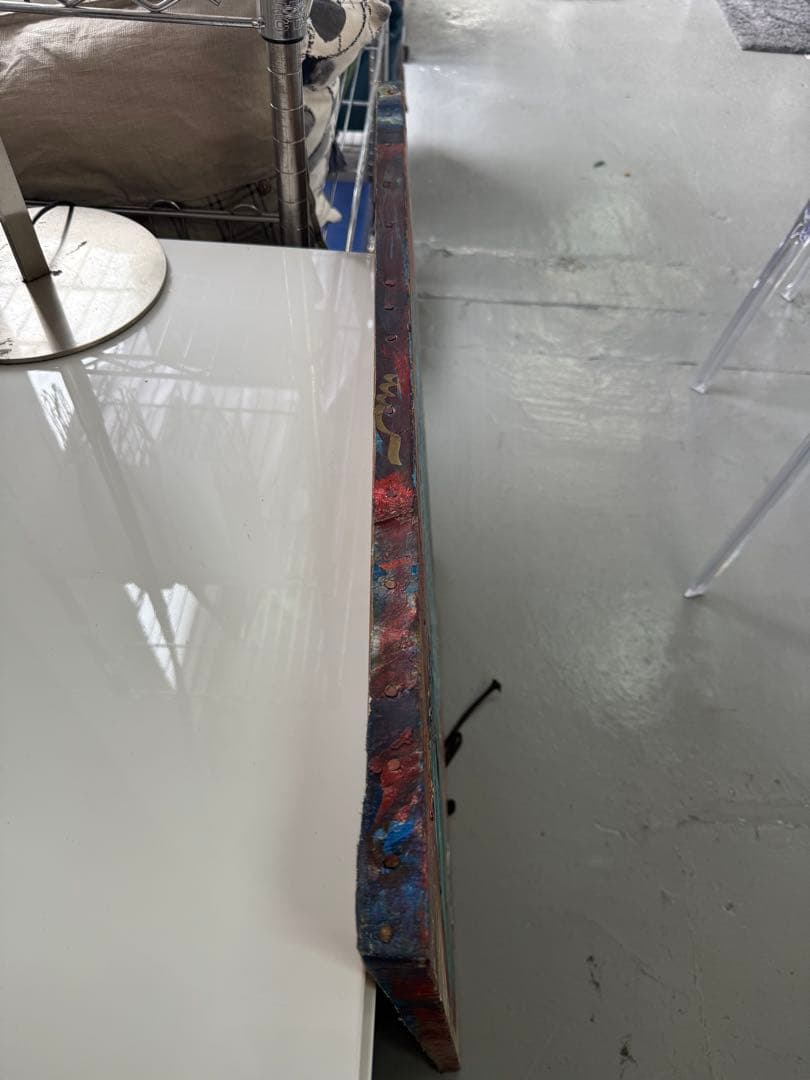 抽象画　POSITIVE FORCE ライダースジャケット