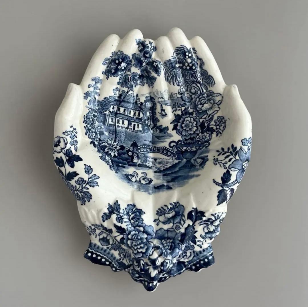 英国ヴィンテージ ♤ ハンドトレイ ♤ クラリス・クリフ