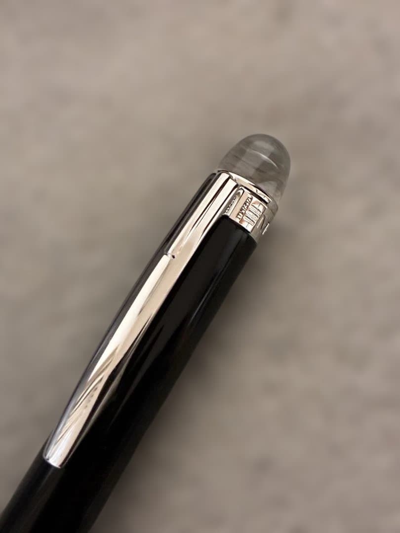 ◾️モンブラン◾️スターウォーカーボールペン◾️ミッドナイトナイトブラック◾️新品インク