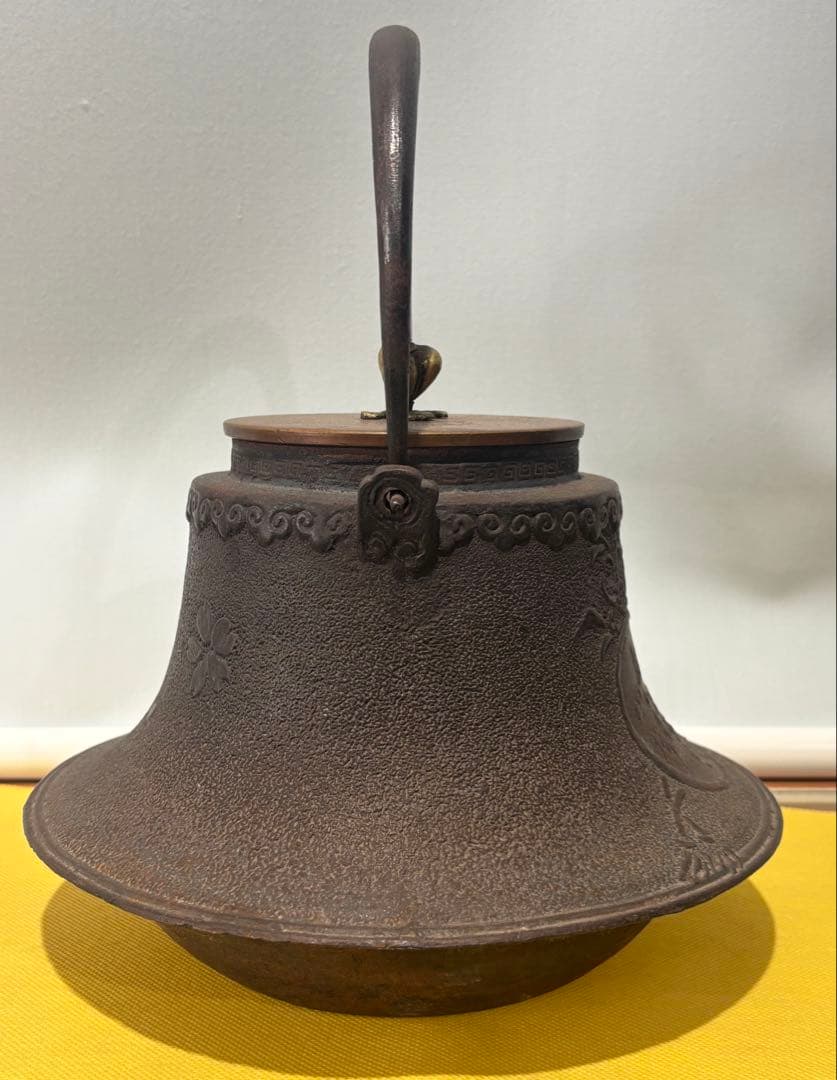 茶道具/鉄瓶/煎茶道具/茶器/鉄製/古董品/鉄瓶/工芸品（528）