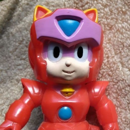 キャッ党忍伝　てやんでえ　プルルン　ソフビ　ユタカ　日本製！