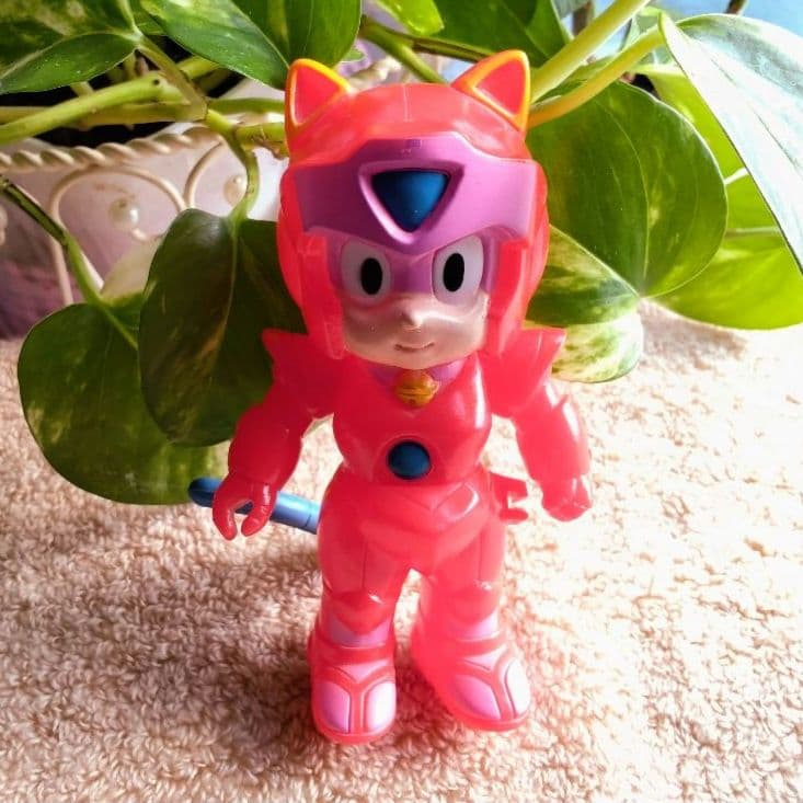 キャッ党忍伝　てやんでえ　プルルン　ソフビ　ユタカ　日本製！