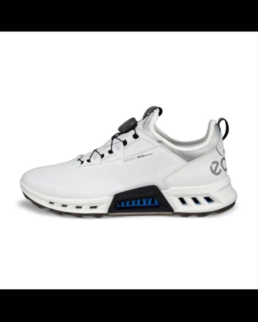 ecco ゴルフシューズ ホワイト BOA