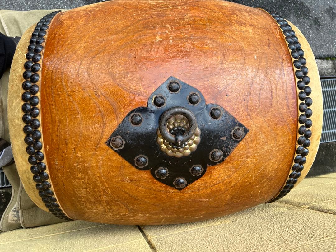 長調和太鼓１尺6寸　太鼓正 欅まだまだ現役