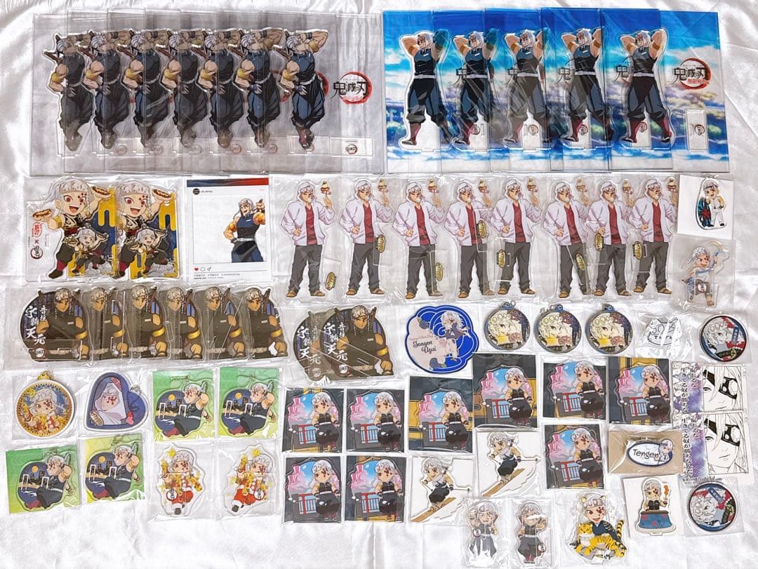 鬼滅の刃 宇髄天元 アクリルスタンド アクリルチャーム キメツ学園 クリスマス