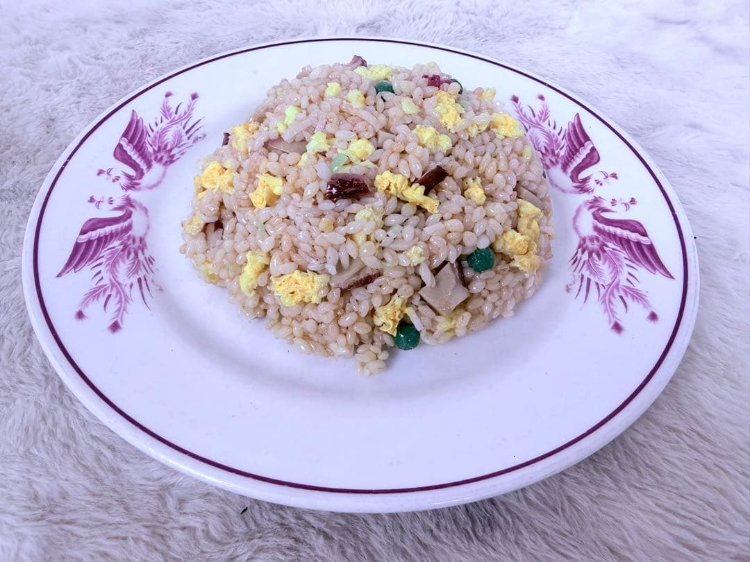食品サンプル 炒飯 チャーハン 直径約23.5cmリアル中華料理 ディスプレイ用