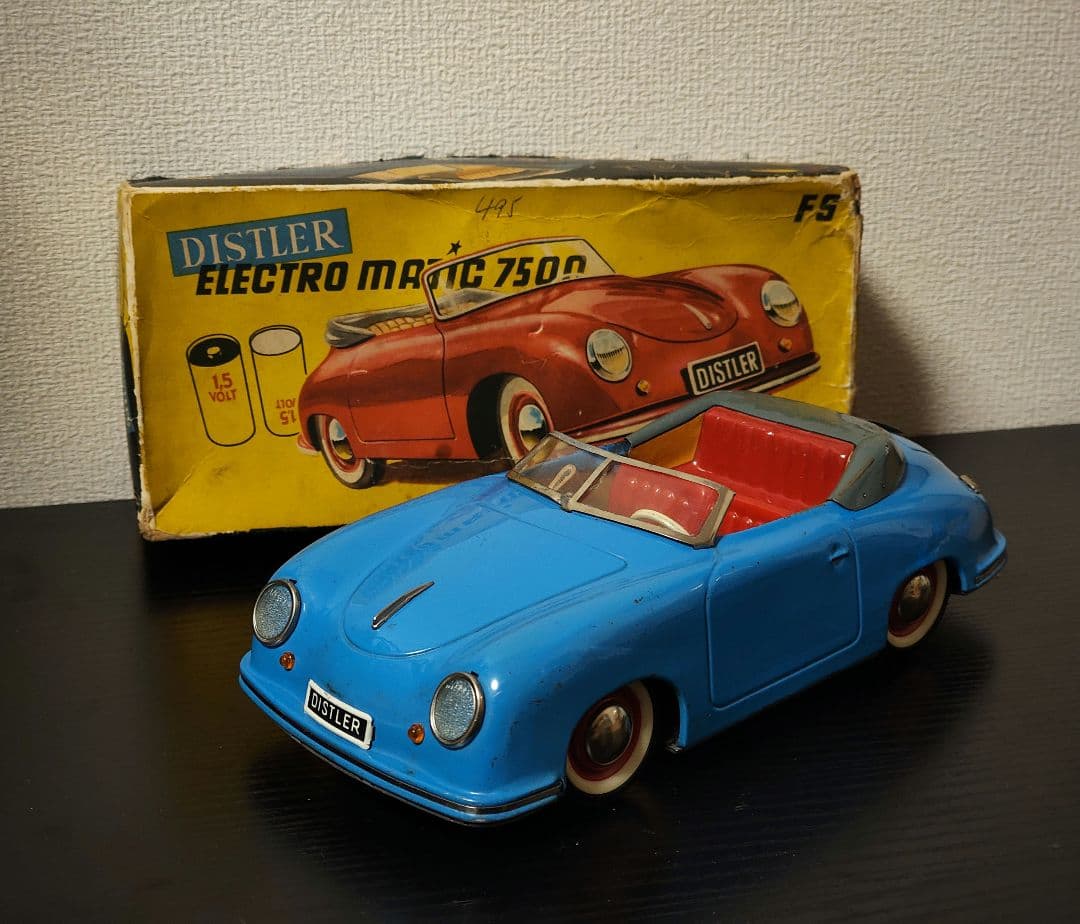 DISTLER　ディストラ　ポルシェ365　ドイツ製　箱付き　全長25cm
