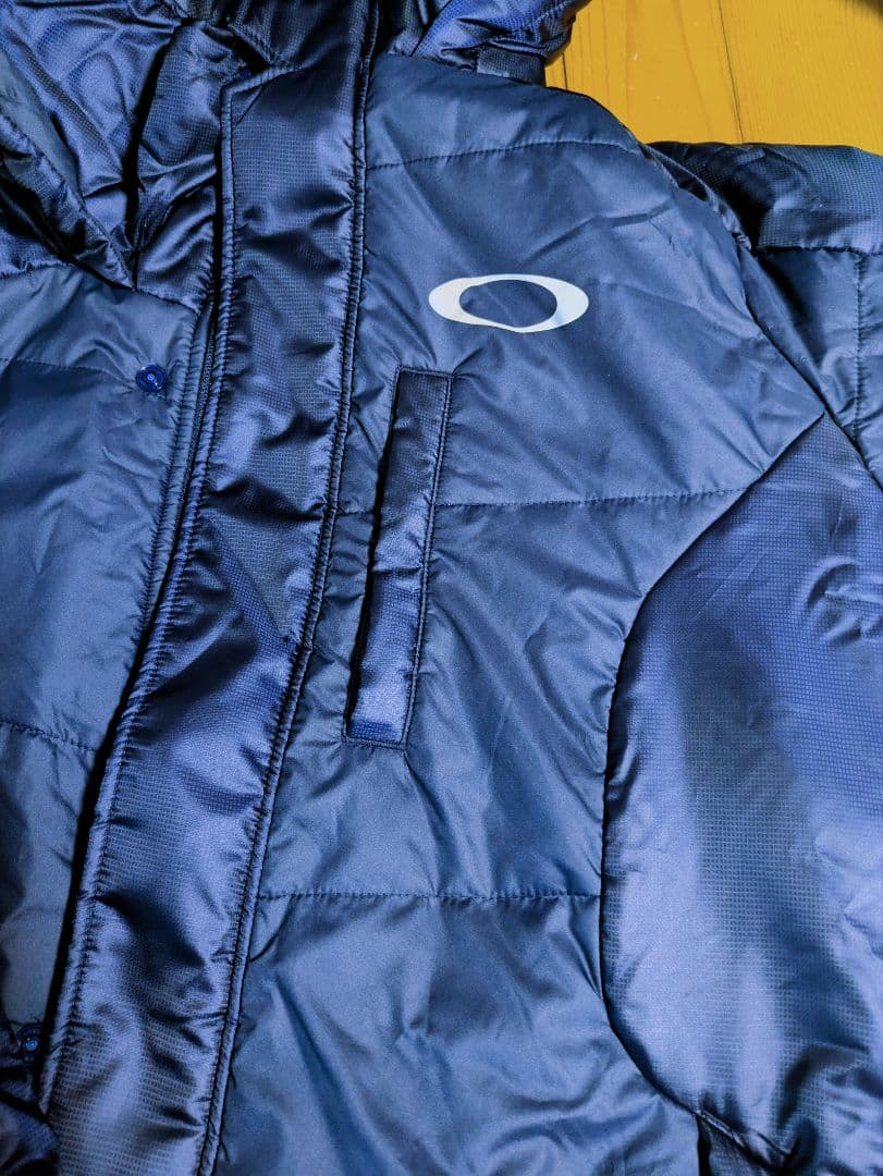 OAKLEY フード付きベンチコート MEDIUM ネイビー