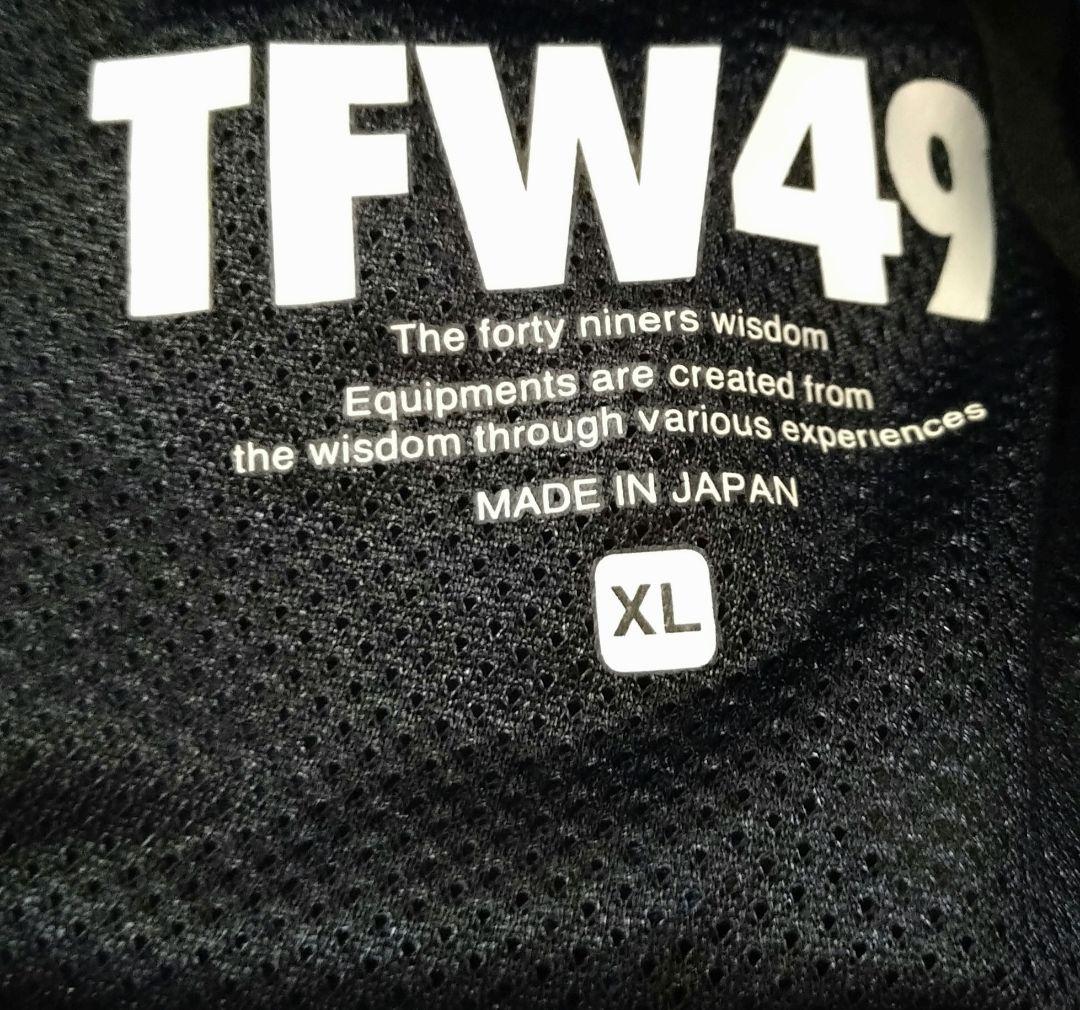 TFW49　メンズ　ゴルフウェア　レイン　ナイロン　セットアップ　黒　ブラック