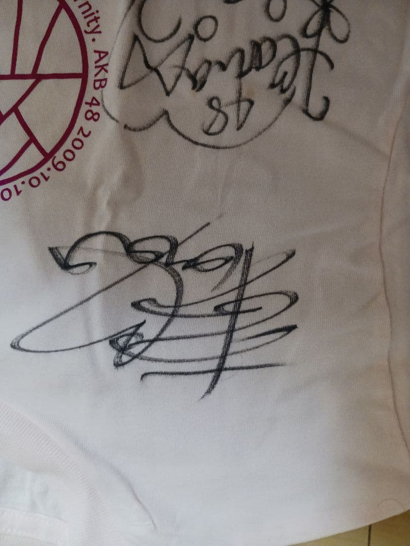 AKB48 2009 運動会　チームA 直筆サイン入りTシャツ