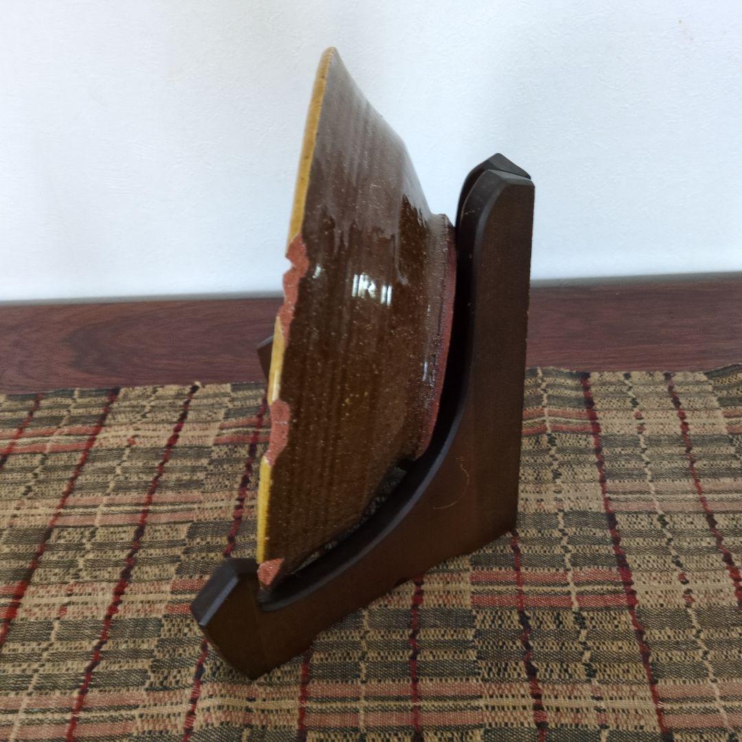 【金継ぎ用】　船木研児　鹿　飾り皿