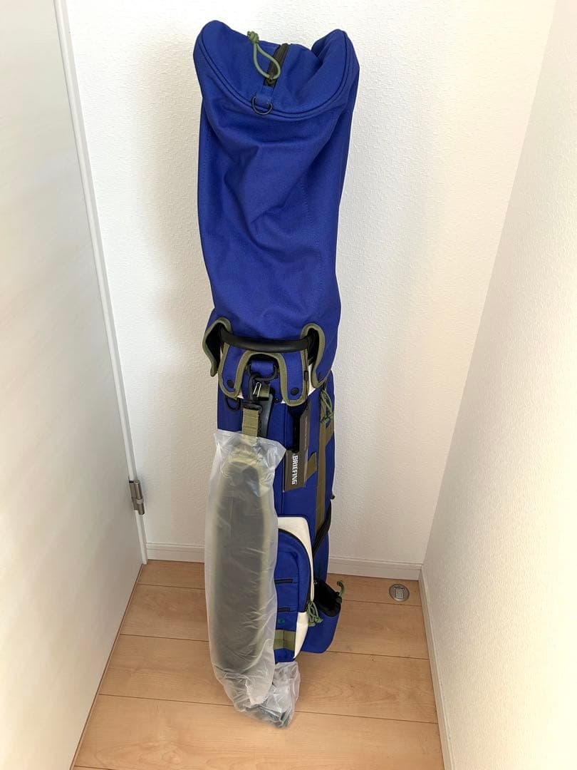 BRIEFING GOLF CR-8スタンドキャディバッグ/ブルー新品未使用品