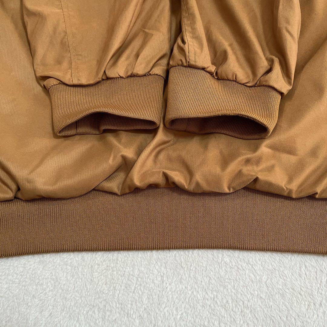 美品　パーリーゲイツ　蓄熱裏地　ナイロン　スニード　ロゴ　キャメル　ベージュ　L