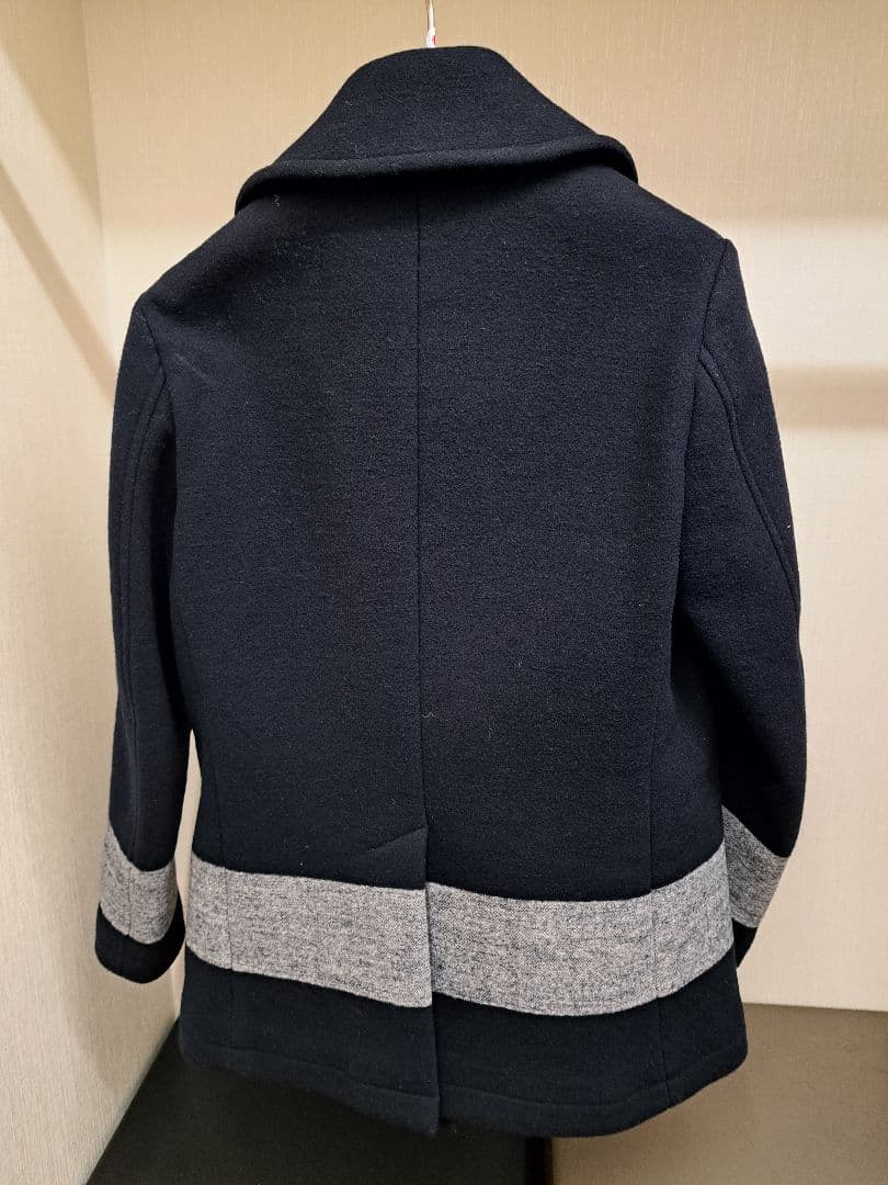 【美品】パーリーゲイツ PEARLY GATES コート Pコート ネイビー