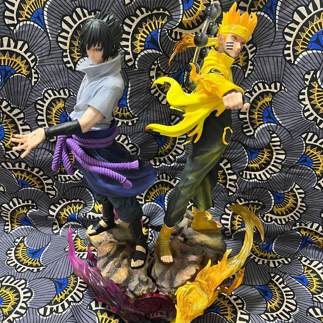 NARUTO - ナルト - & サスケ フィギュアセット 全高 約37cm