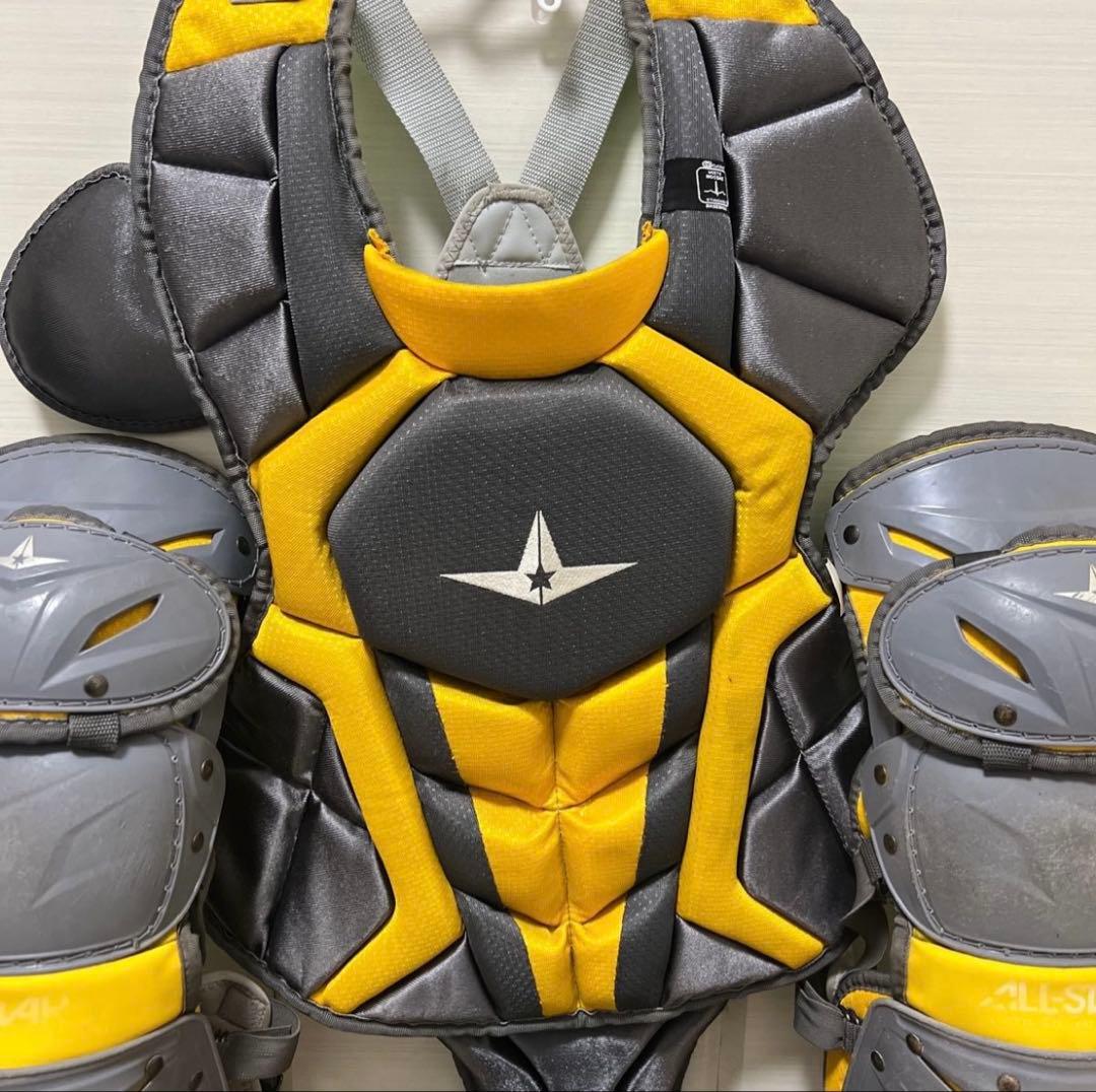 Allstar オールスター 硬式用 キャッチャー防具 一式 ホッケー型マスク