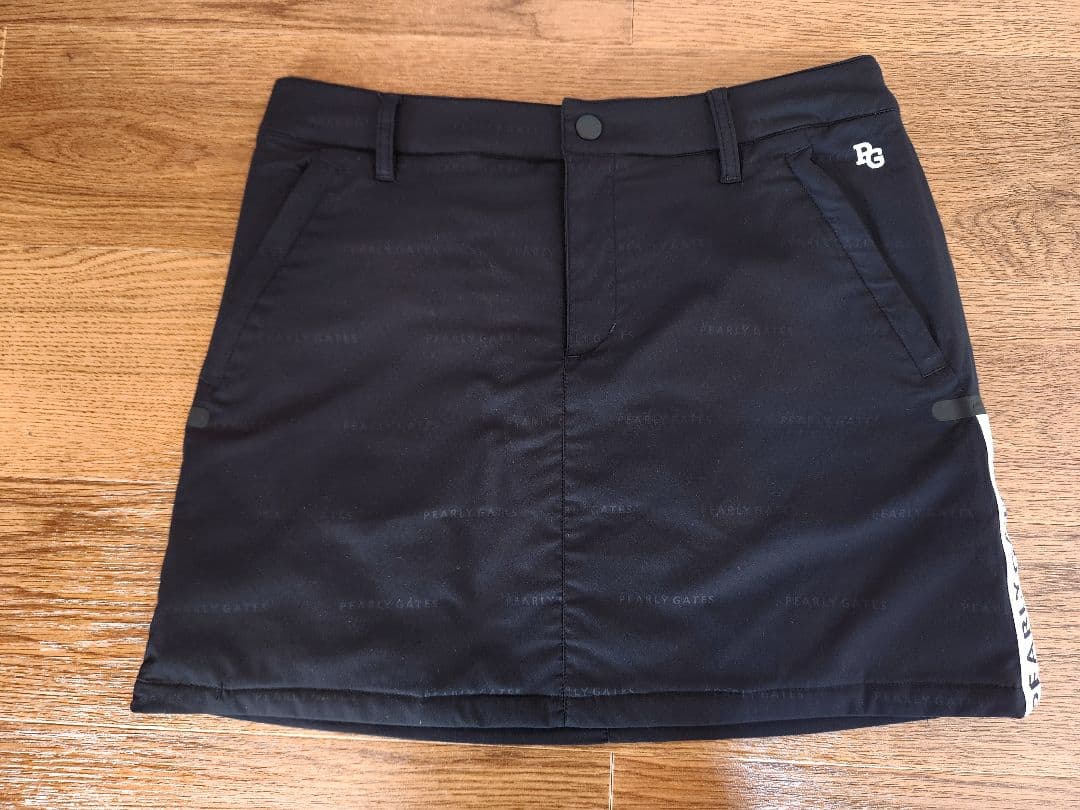 【超美品】PEARLY GATES ダークネイビー 中綿スカート