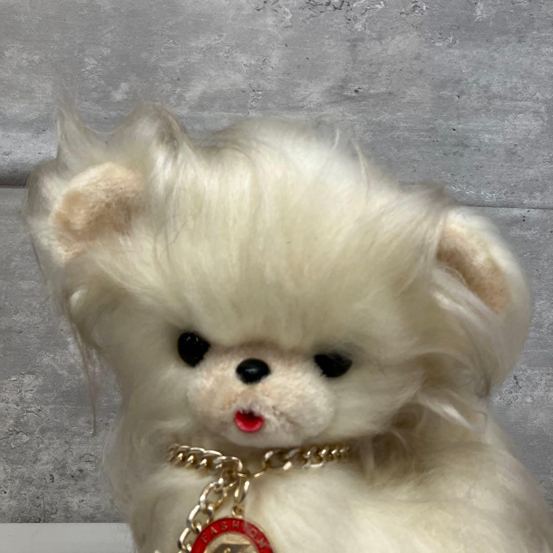 昭和レトロ 当時物 ぬいぐるみ 犬 イヌ お手入れ ワンチャン コーム付き