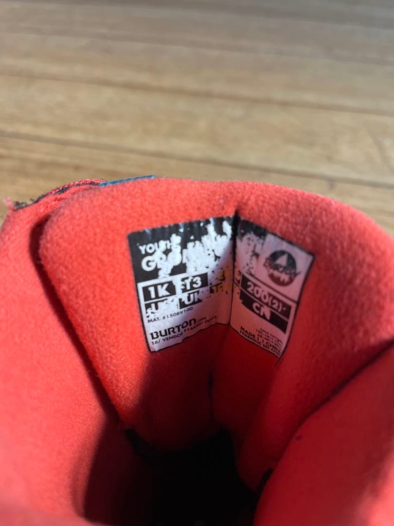 子ども用スノーボードブーツ BOA バートン　20cm