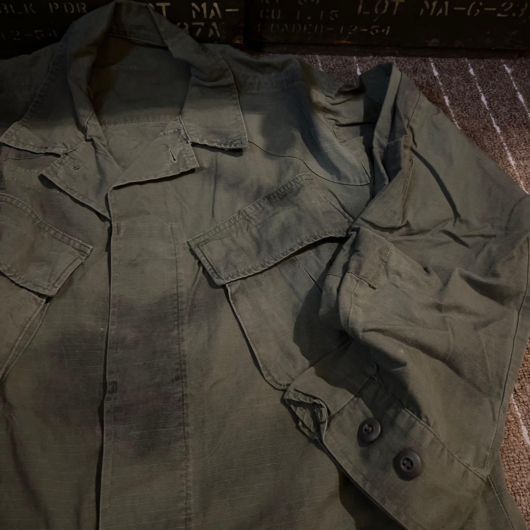 60S ベトナム戦　実物　SOG スプレー迷彩　ジャングルファティーグ　特殊部隊